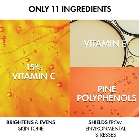 3 Pack! Vichy Liftactiv Vitamin C Brightening Skin Corrector 10ml, 15% Vit C - Picture 12 of 16